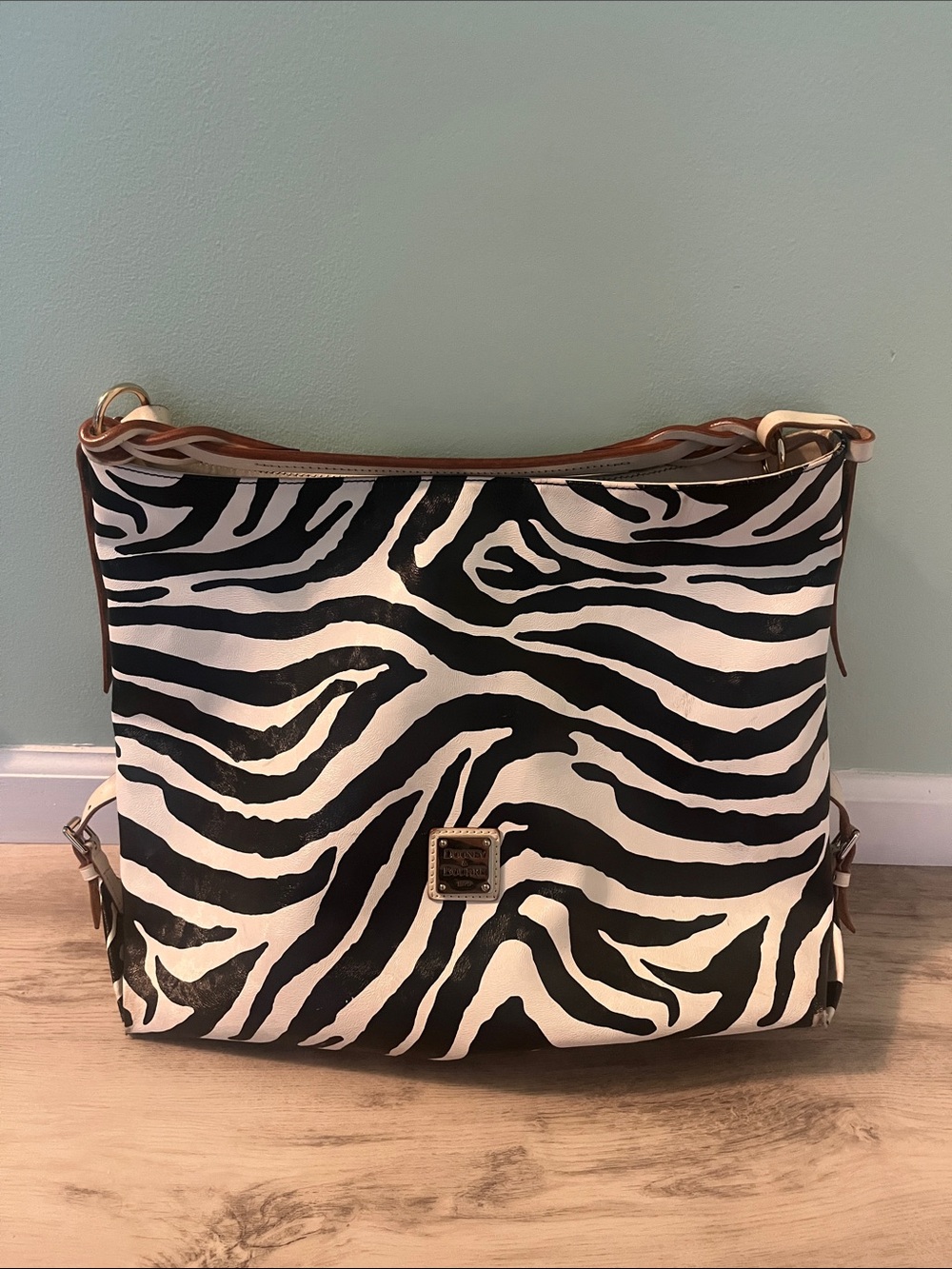 Dooney & Bourke Zebra Print Shoulder Bag